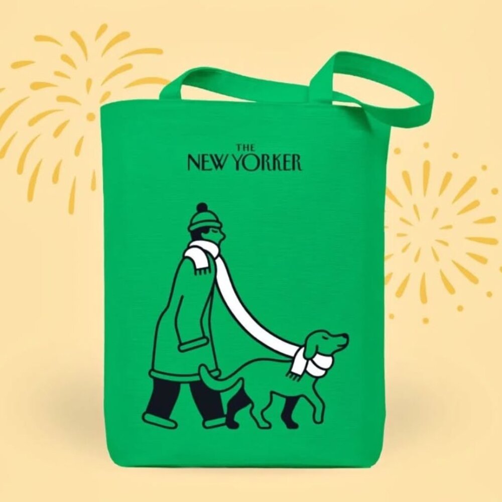 NEW The New Yorker | limited edition tote bag green 2025